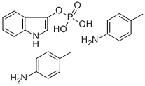 3-INDOXYL PHOSPHATE, DI-P-TOLUIDINIUM SALT Struktur