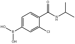 3-Chloro-4-(isopropylcarbaMoyl)benzeneboronic acid Struktur