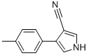 4-(4-METHYLPHENYL)-1H-PYRROLE-3-CARBONITRILE Struktur