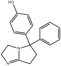 4-(8-phenyl-1,4-diazabicyclo[3.3.0]oct-4-en-8-yl)phenol Struktur