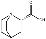 (2S)-1-Azabicyclo[2.2.2]octane-2-carboxylic acid Struktur