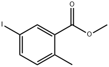 BENZOIC ACID, 5-IODO-2-METHYL-, METHYL ESTER Struktur