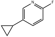 5-cyclopropyl-2-fluoropyridine Struktur