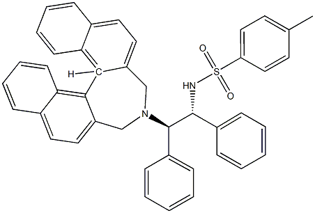 N-[(1R,2R)-2-[(11bS)-3,5-dihydro-4H-dinaphth[2,1-c:1',2'-e]azepin-4-yl]-1,2-diphenylethyl]-4-Methyl- BenzenesulfonaMide Struktur