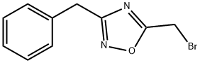 3-BENZYL-5-(BROMOMETHYL)-1,2,4-OXADIAZOLE Struktur