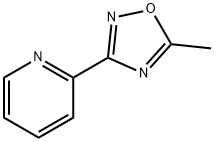 2-(5-Methyl-1,2,4-oxadiazol-3-yl)pyridine Struktur