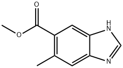 5-Benzimidazolecarboxylicacid,6-methyl-,methylester(8CI) Struktur