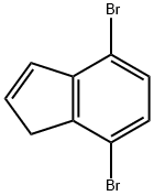 1H-Indene, 4,7-dibromo- Struktur