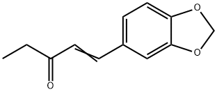 1-(3,4-METHYLENEDIOXYPHENYL)-1-PENTEN-3-ONE Struktur