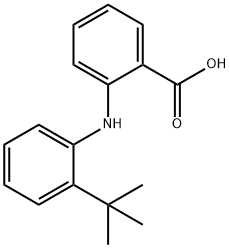 2-(2-TERT-BUTYL-PHENYLAMINO)-BENZOIC ACID Struktur