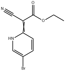 Ethyl2-(5-bromopyridin-2-ylidene)-2-cyanoacetate Struktur