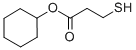 CYCLOHEXYL 3-MERCAPTOPROPIONATE Struktur