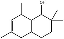 1-Naphthalenol,1,2,3,4,4a,5,8,8a-octahydro-2,2,6,8-tetramethyl- Struktur