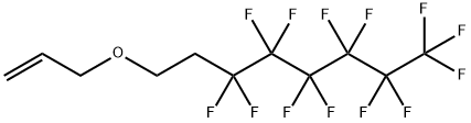 3,3,4,4,5,5,6,6,7,7,8,8,8-Tridecafluorooctyl(allyl) ether Struktur