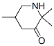 2,2,5-Trimethyl-3-piperidinone Struktur