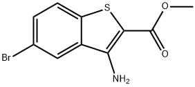 Methyl 3-aMino-5-broMobenzo[b]thiophene-2-carboxylate Struktur