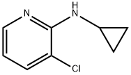 3-chloro-N-cyclopropylpyridin-2-amine Struktur