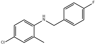 4-Chloro-N-(4-fluorobenzyl)-2-Methylaniline, 97% Struktur