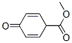 2,5-Cyclohexadiene-1-carboxylicacid,4-oxo-,methylester(9CI) Struktur