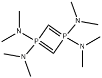 1,3-Diphosphacyclobutadiene, 1,1,3,3-tetra(dimethylamino)- Struktur