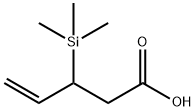 3-Trimethylsilyl-4-pentenoicacid Struktur