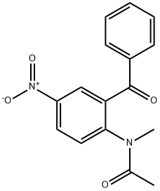 2-N,N-METHYLACETYLAMINO-5-NITROBENOPHENONE Struktur