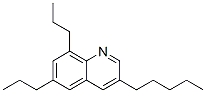 6,8-Dipropyl-3-pentylquinoline Struktur