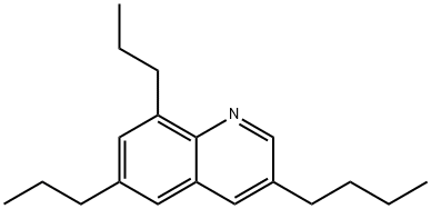 3-Butyl-6,8-dipropylquinoline Struktur