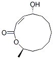 (3E,5R,12R)-5-Hydroxy-12-methyl-1-oxa-3-cyclododecene-2-one Struktur