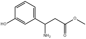 METHYL 3-AMINO-3-(3-HYDROXYPHENYL)PROPANOATE Struktur