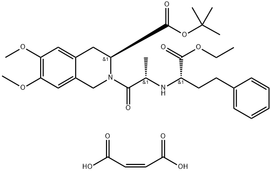 Moexipril tert-Butyl Ester Maleic Acid Salt Struktur