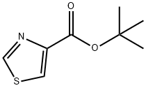 4-Thiazolecarboxylic acid tert-butyl ester Struktur