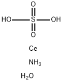 Ammonium cerium(IV) sulfate dihydrate Structure