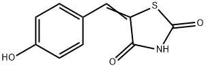 2,4-Thiazolidinedione, 5-[(4-hydroxyphenyl)methylene]- Struktur