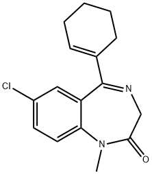 TETRAZEPAM Struktur