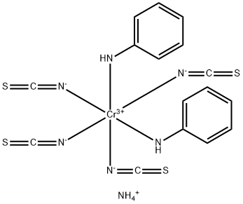 AMMONIUM RHODANILATE Struktur