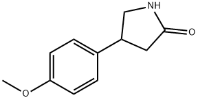 4-(4'-Methoxyphenyl)-2-pyrrolidinone Struktur