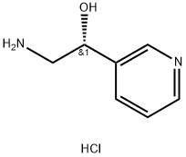 (R)-2-AMino-1-(pyridin-3-yl)ethanol hydrochloride Struktur