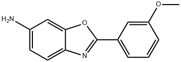 2-(3-methoxyphenyl)-1,3-benzoxazol-6-amine Struktur