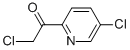 Ethanone, 2-chloro-1-(5-chloro-2-pyridinyl)- (9CI) Struktur