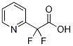 2-Pyridineacetic acid, a,a-difluoro- Struktur