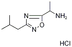 [1-(3-isobutyl-1,2,4-oxadiazol-5-yl)ethyl]amine hydrochloride Struktur