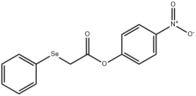 p-Nitrophenyl(phenylselenyl)acetate Struktur