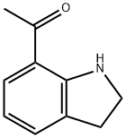 Ethanone, 1-(2,3-dihydro-1H-indol-7-yl)- (9CI) Struktur