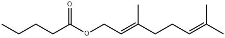 geranyl valerate Struktur