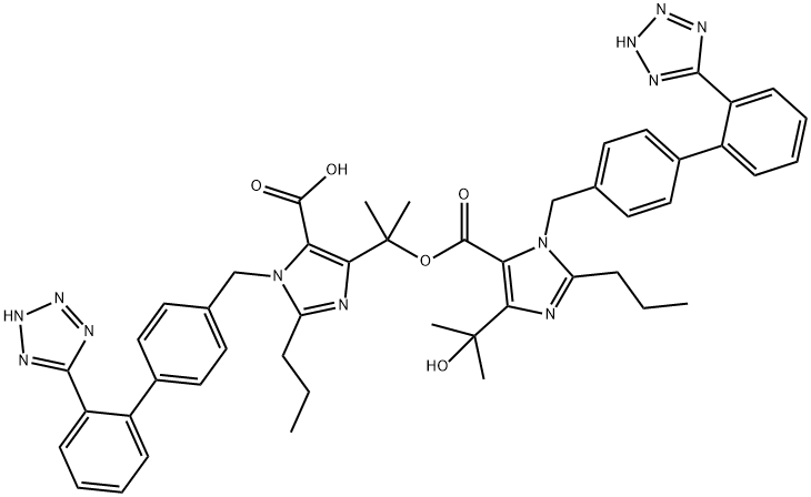 OlMesartan DiMer Ester IMpurity Struktur