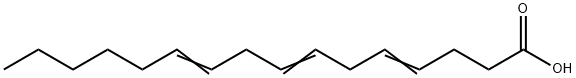 4,7,10-hexadecatrienoic acid Struktur