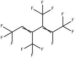 5H-PERFLUORO-3,4-BIS(TRIFLUOROMETHYL)HEXA-2,4-DIENE Struktur