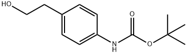 N-Boc-2-(4-aminophenyl)ethanol Struktur