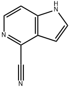 1H-PYRROLO[3,2-C]PYRIDINE-4-CARBONITRILE Struktur